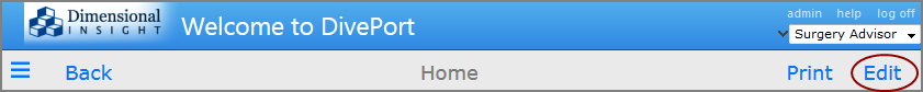 Location of page edit option.