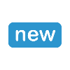 Icon labeled  new.