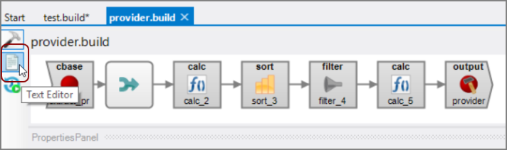 Spectre Build Text Editor Button