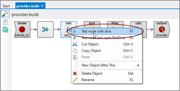 Spectre Build Test Node with Dive